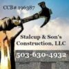 Stalcup and Sons Construction, LLC